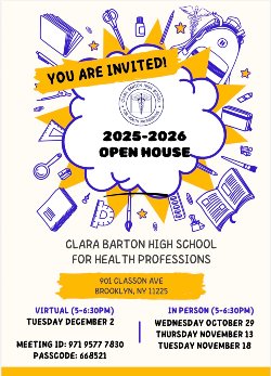 CBHS Fall Open House Dates